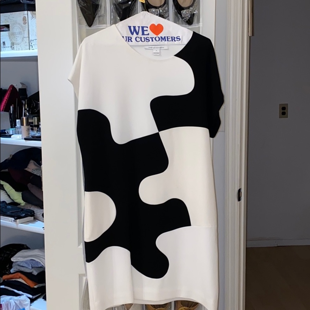 Diane Von Furstenberg puzzle evening dress